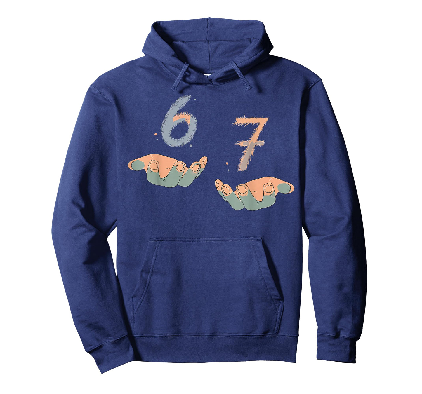 Funny Hands 67 Meme Six Seven Gen Alpha Slang T-Shirt