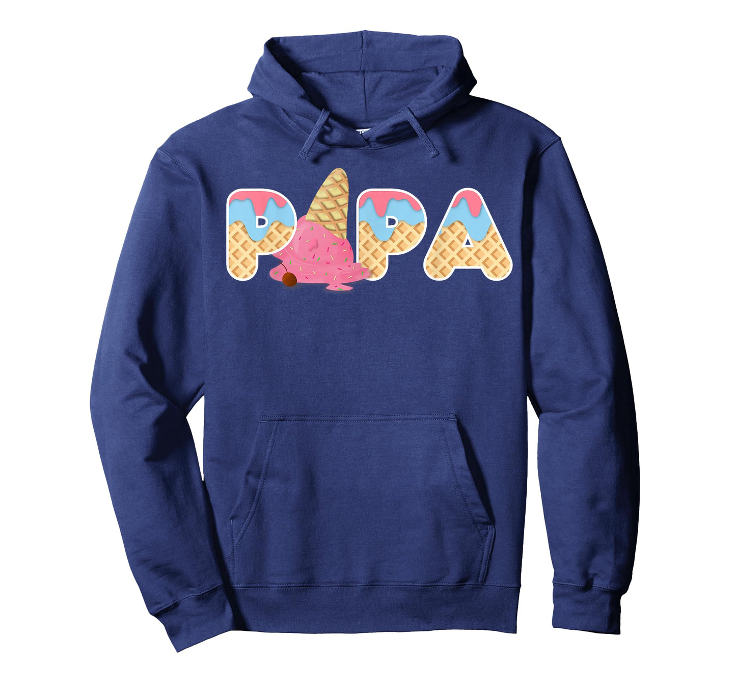 Ice Cream Papa 1st Birthday Matching Family T-Shirt