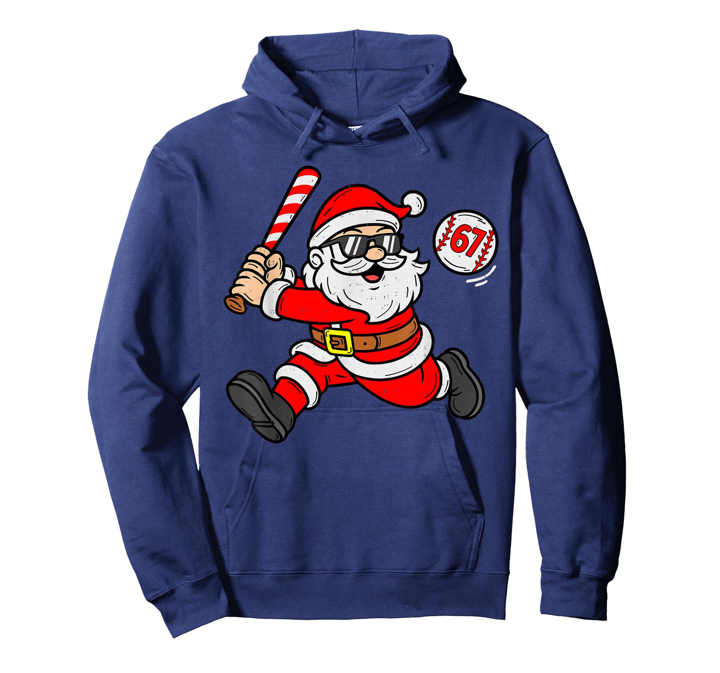 67 Baseball Santa Six Seven Meme Christmas Sport Men Boy Kid T-Shirt