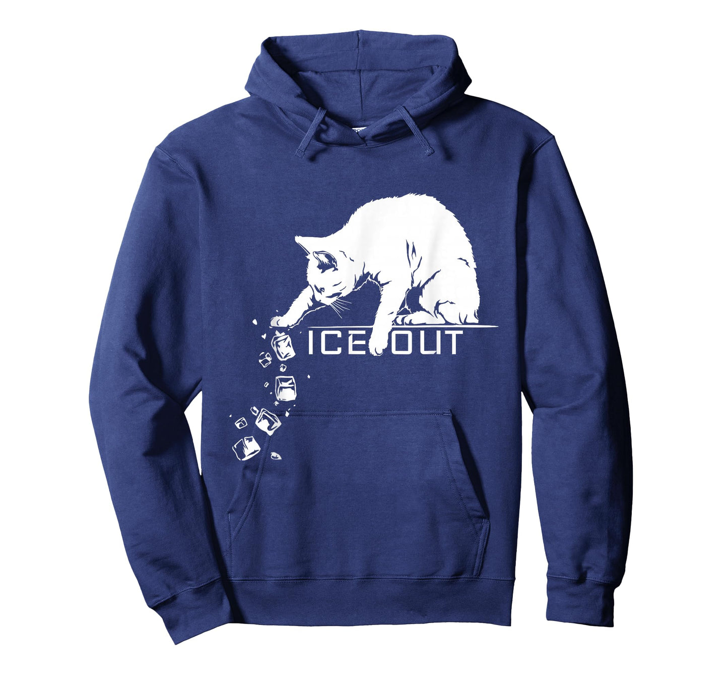 Funny Abolish ICE Out Cat Pushing Icecubes Meme T-Shirt
