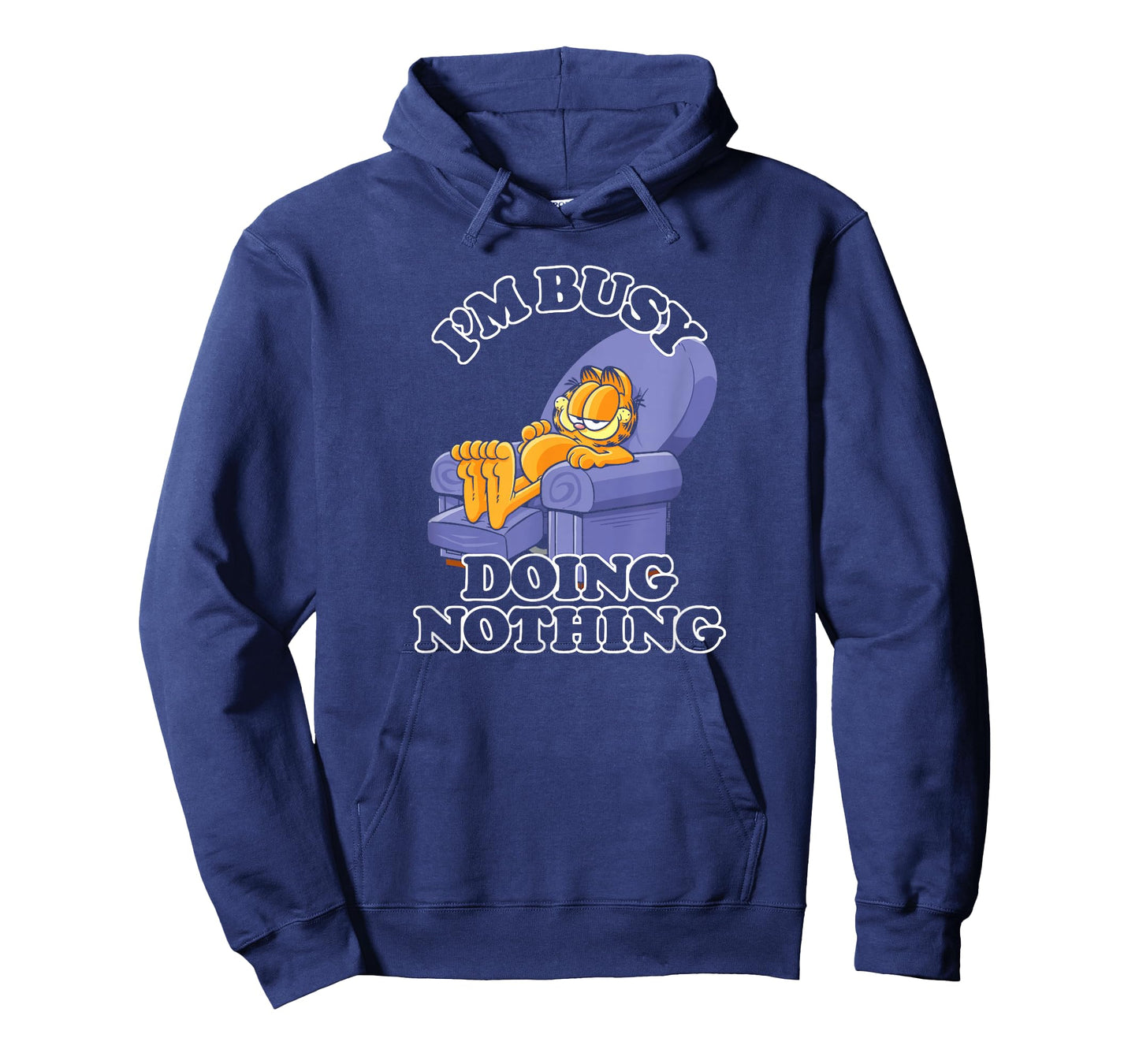 Garfield I'm Busy Doing Nothing Recliner Time Cartoon Cat T-Shirt
