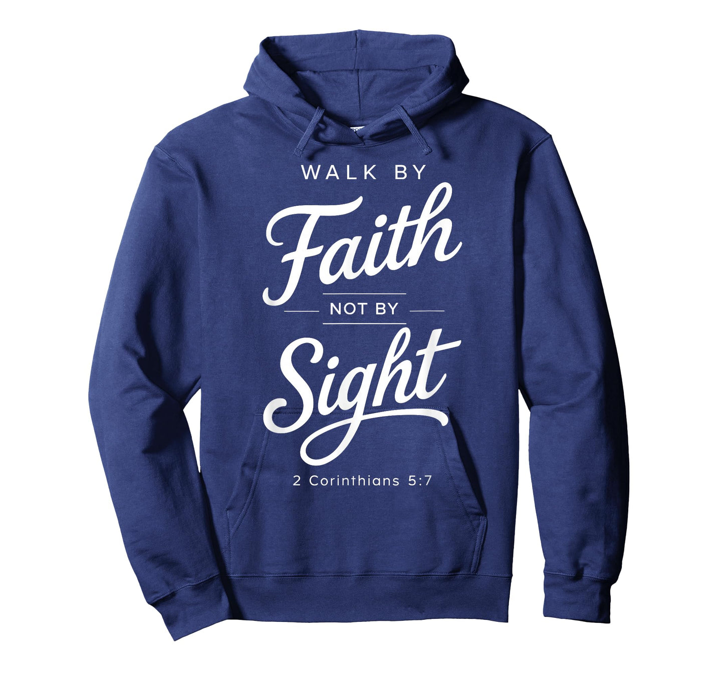 Walk by Faith Not by Sight Bible Verse Women Corinthians 5:7 T-Shirt