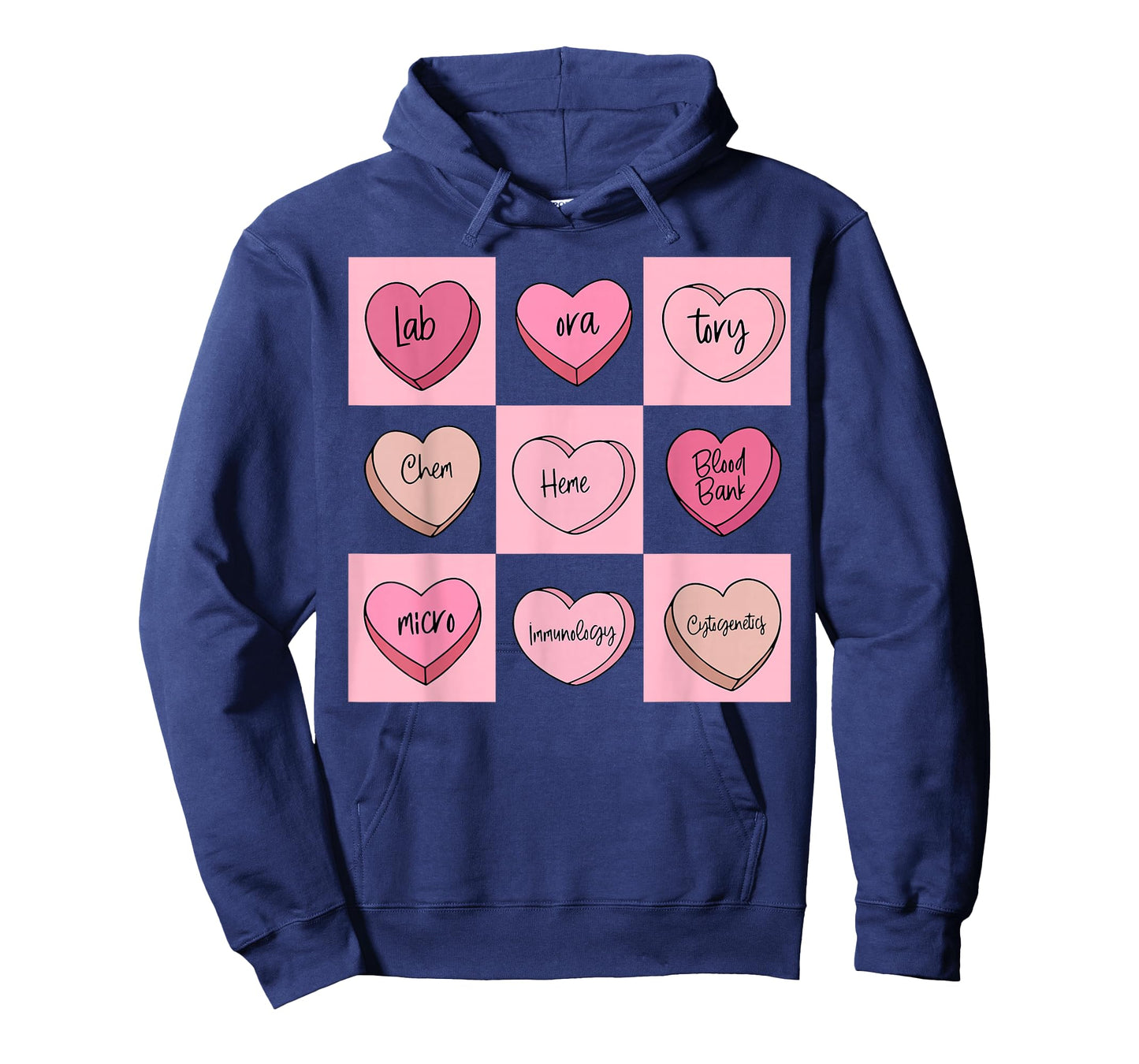 Laboratory Tech Valentines Heart Candy Science Teacher STEM T-Shirt