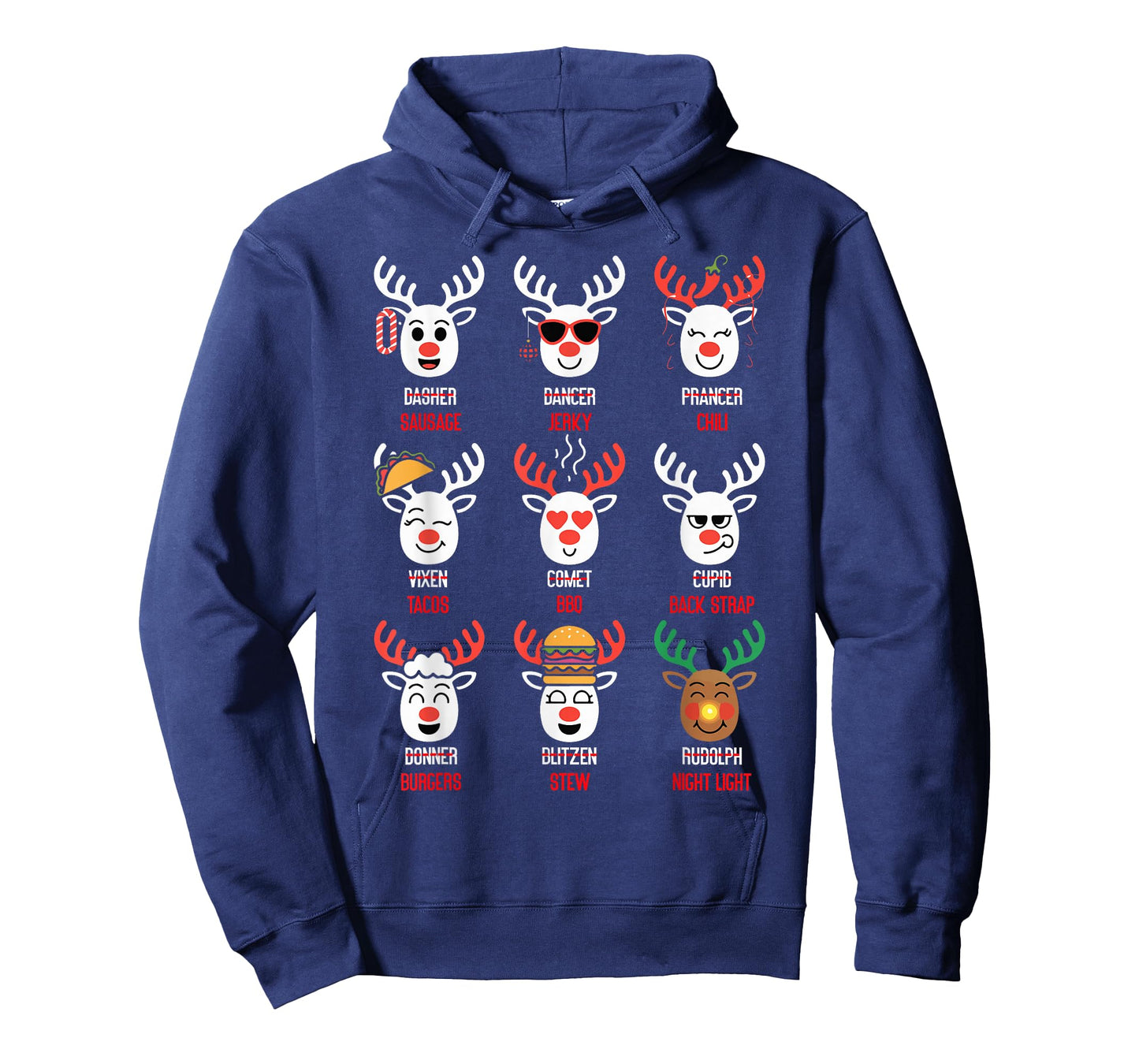 Funny Deer Hunting Christmas Cooking Humor Reindeer Meat. T-Shirt