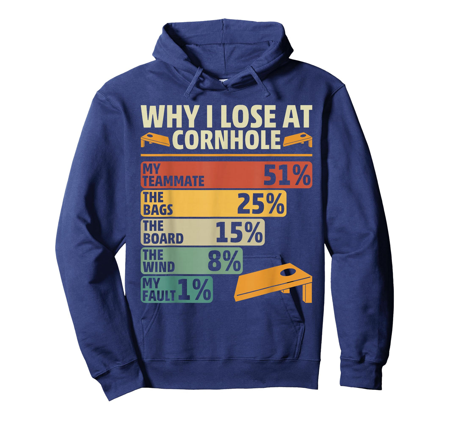 Cornhole Art for Men Women Corn Hole Players Funny Cornhole T-Shirt