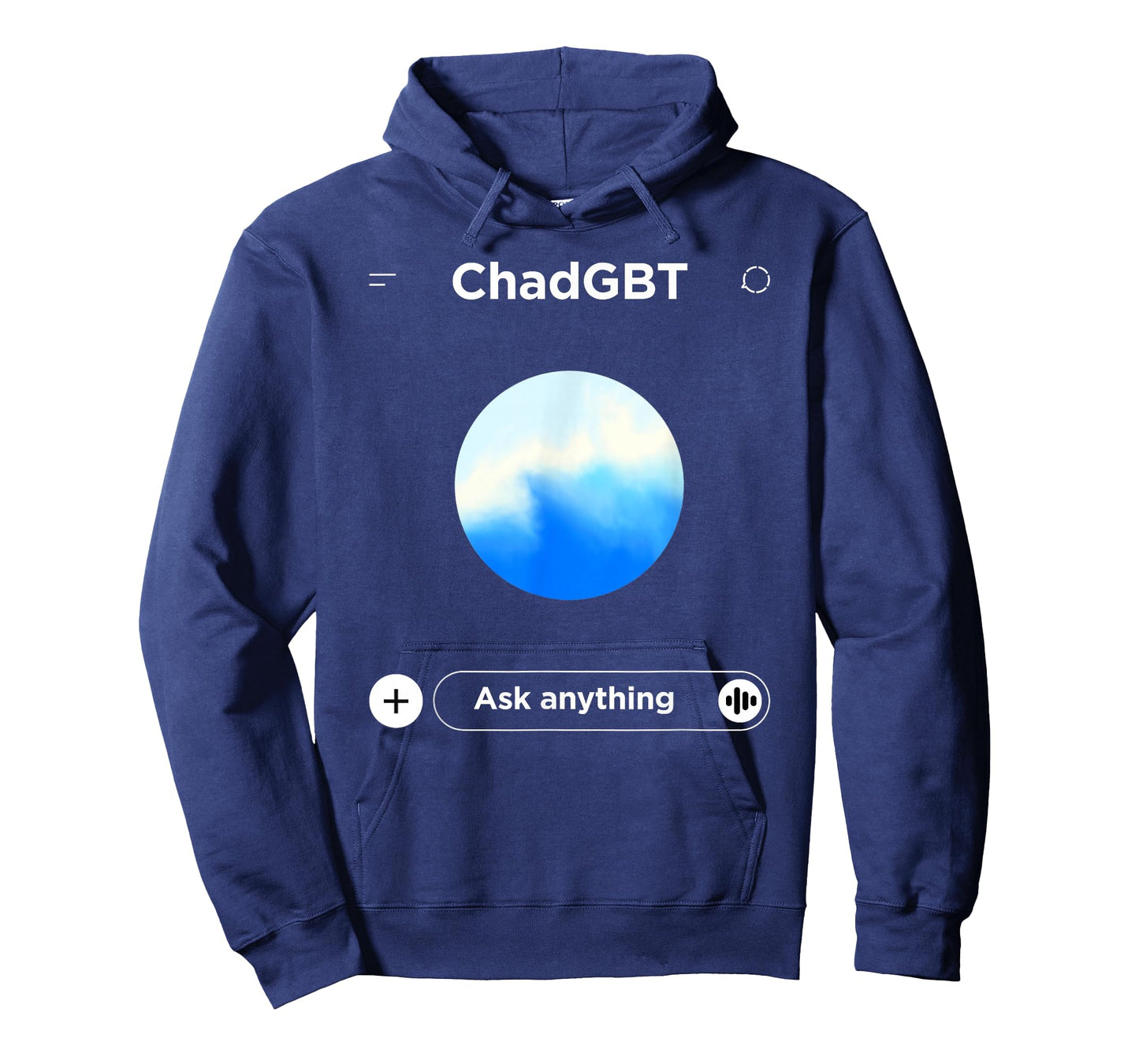 Chad GBT Ask Anything - Funny Ai Meme Parody T-Shirt