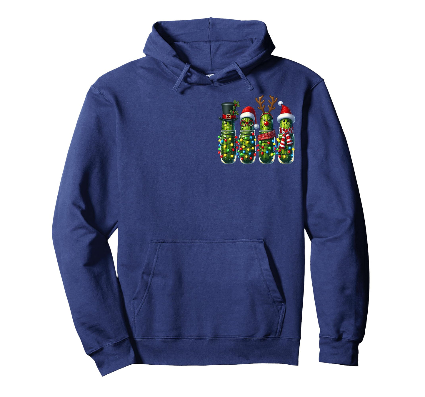 Christmas Pickles Jesus Christian Xmas Food Vegan 2 Sided T-Shirt