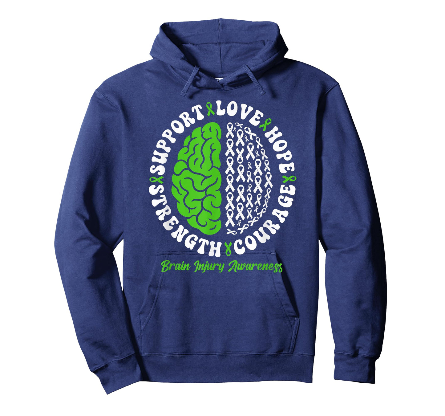 Brain Injury Awareness Month Mental Health Awareness Ribbon T-Shirt