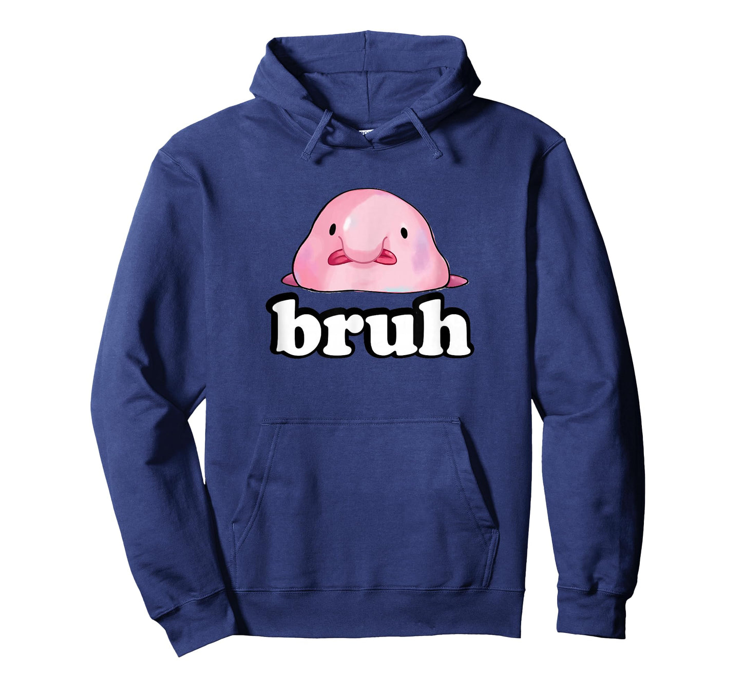 Mens Womens Kids Slang Meme Bruh Blobfish Lover T-Shirt