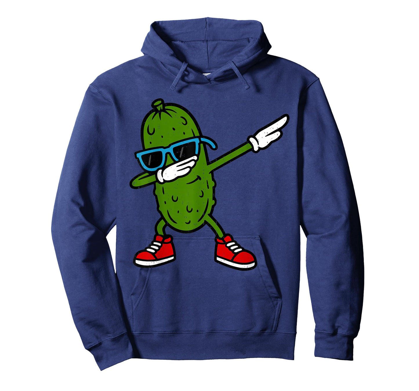 Dabbing Pickle Cucumber Sunglass Vegan Food Lover Dab Dance T-Shirt
