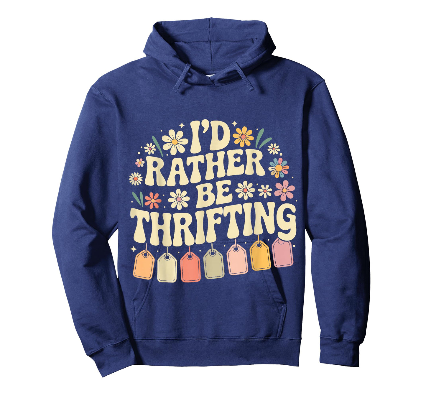 I'd Rather Be Thrifting Vintage Shopping Quote Thrift Lover T-Shirt