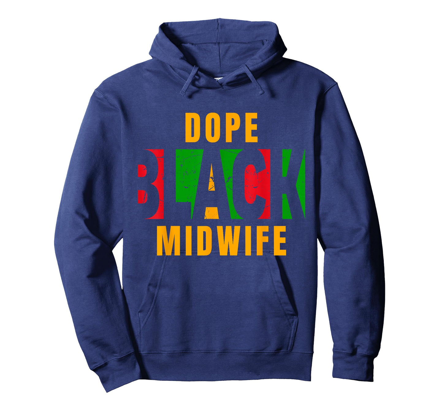Dope Black Midwife Black Beautiful Midwife T-Shirt