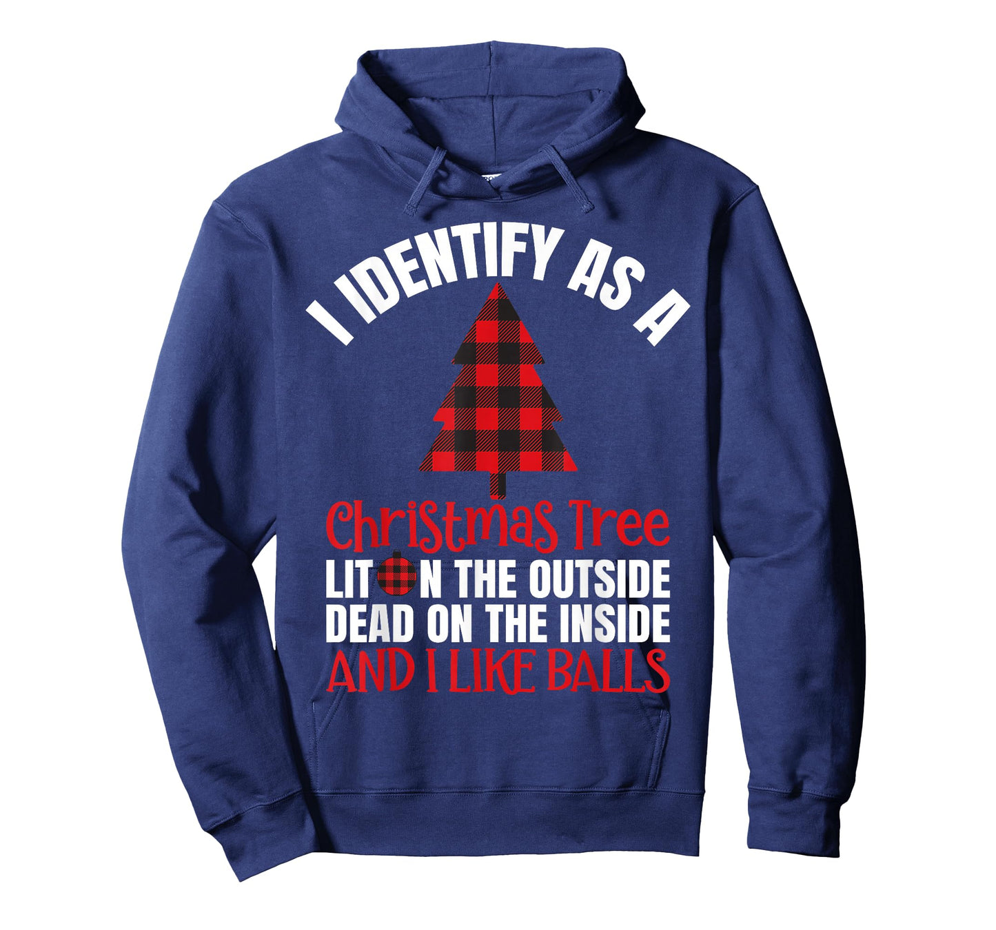 I Identify As A Christmas Tree Lit On The Outside T-Shirt