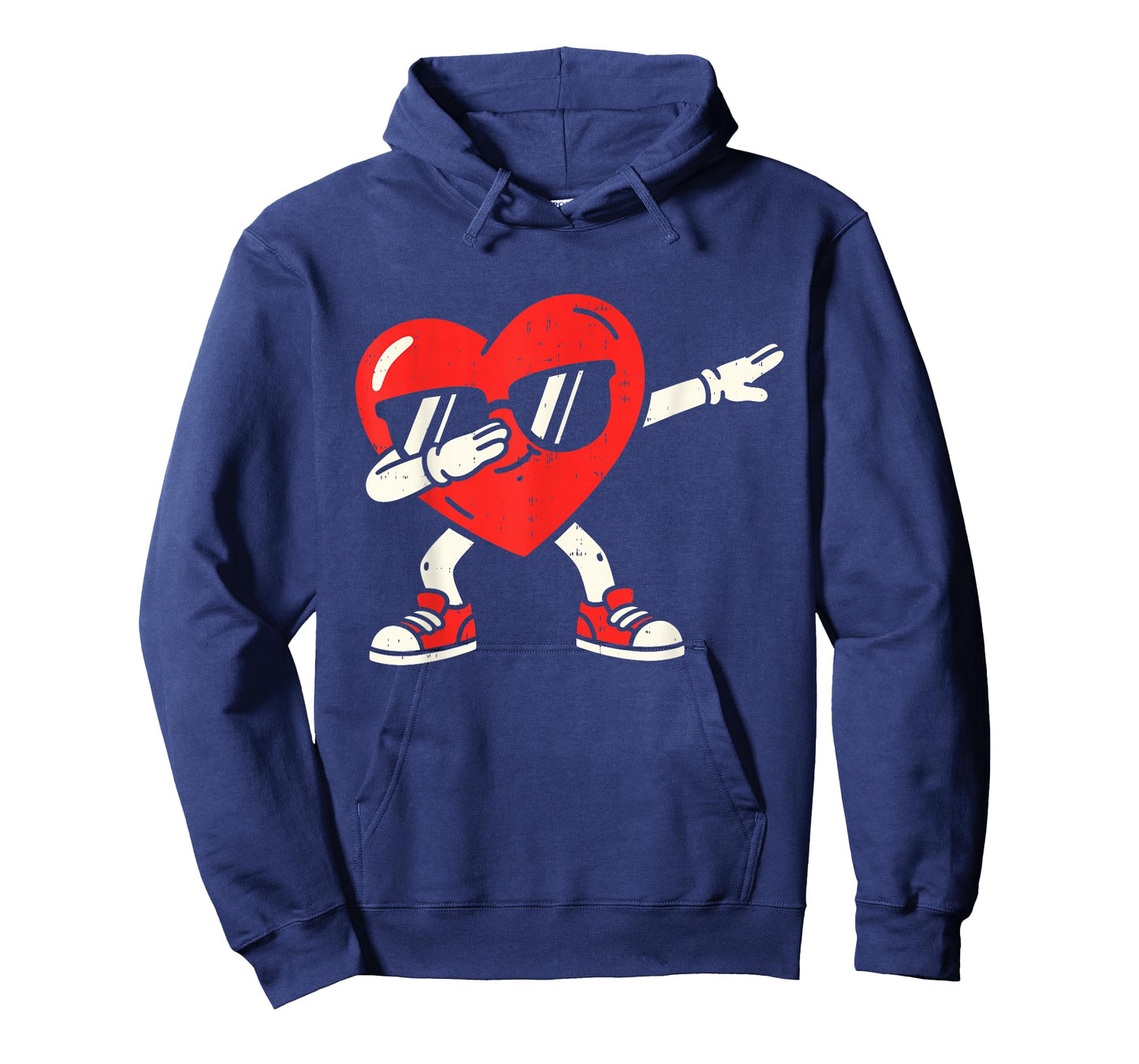 Dabbing Heart Dab Valentines Day for Teens Boys Girls Kids T-Shirt
