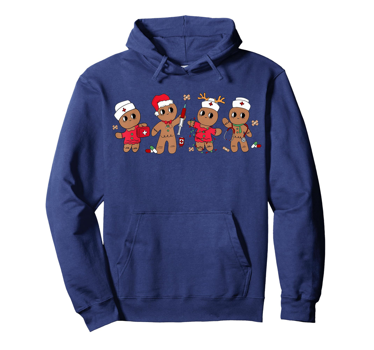 Nurse Cute Gingerbread Christmas Xmas Holiday Nurses Pajamas T-Shirt