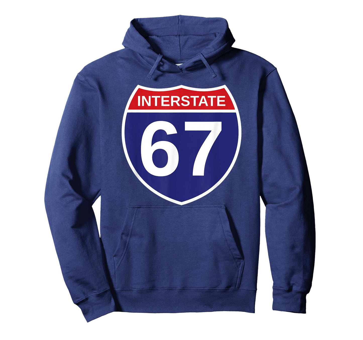 Interstate 67 Funny Six Seven 6 7 Meme Route Highway I-67 T-Shirt