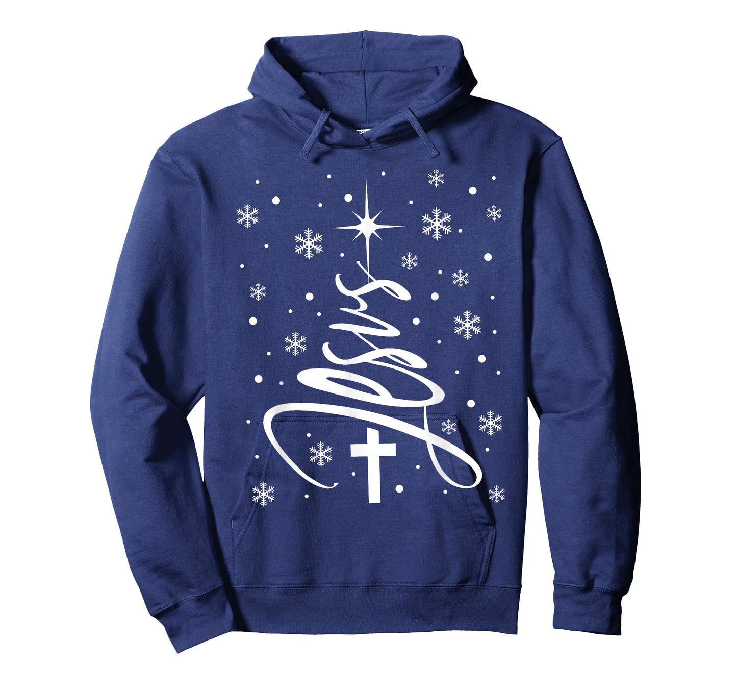 Jesus Christian Xmas Tree Snowflake Holiday Merry Christmas T-Shirt