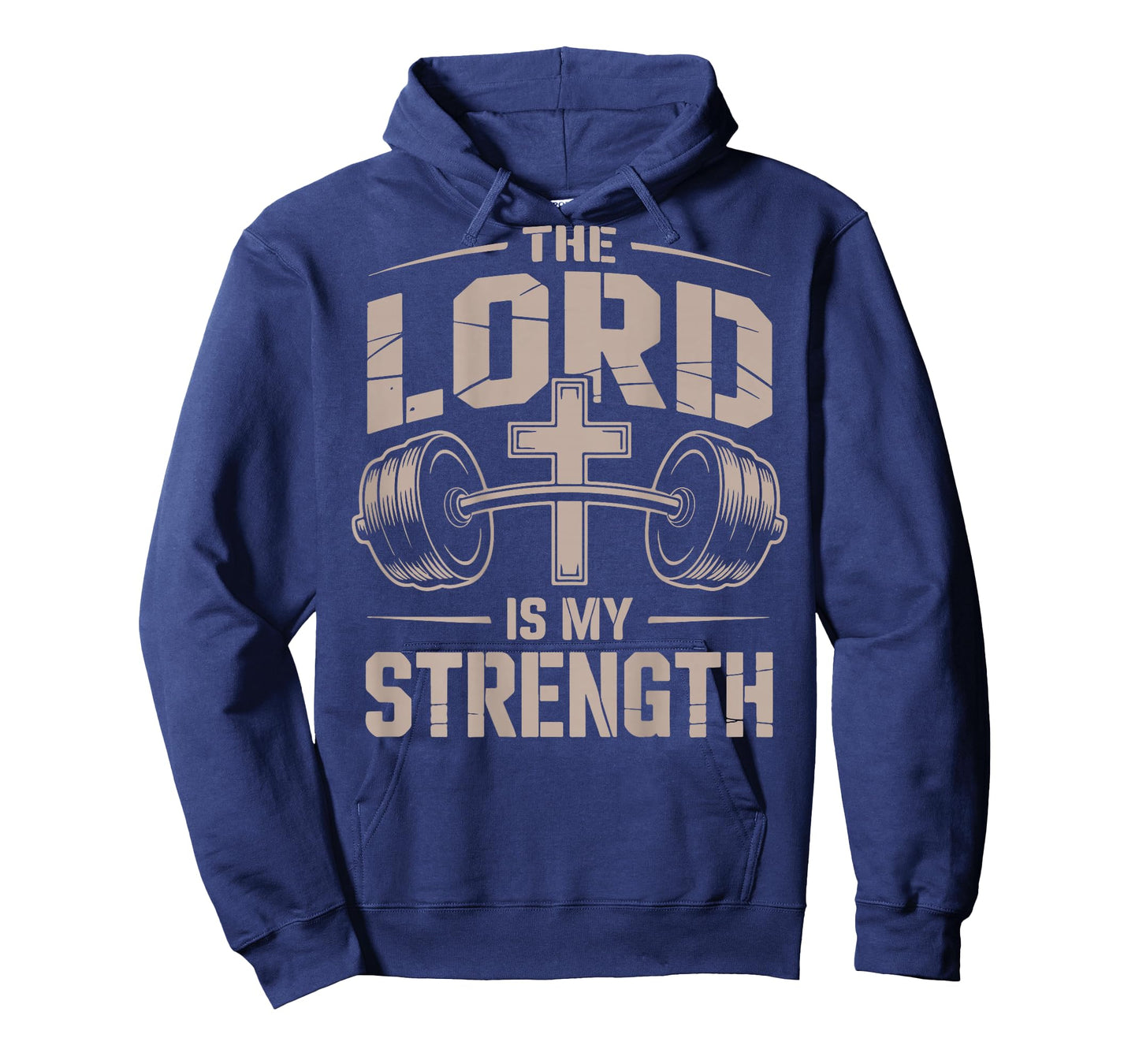 Christian Lifting The Lord is My Strength Jesus Workout Gym T-Shirt