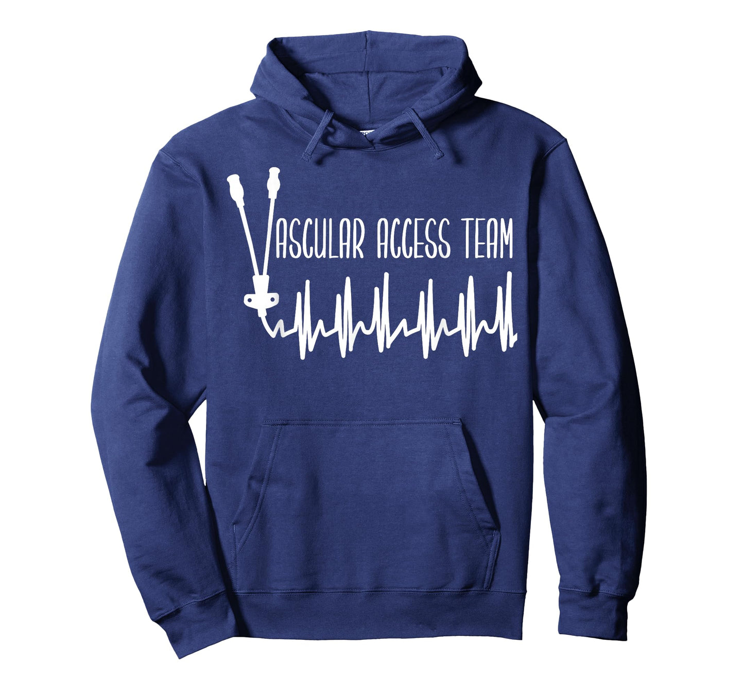 Retro Heartbeat Vascular Access Team PICC Nurse IV Therapy T-Shirt
