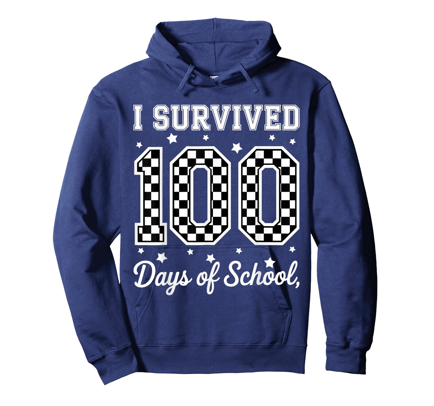 I Survived 100 Day of Me Checkerboard Boy Teacher T-Shirt