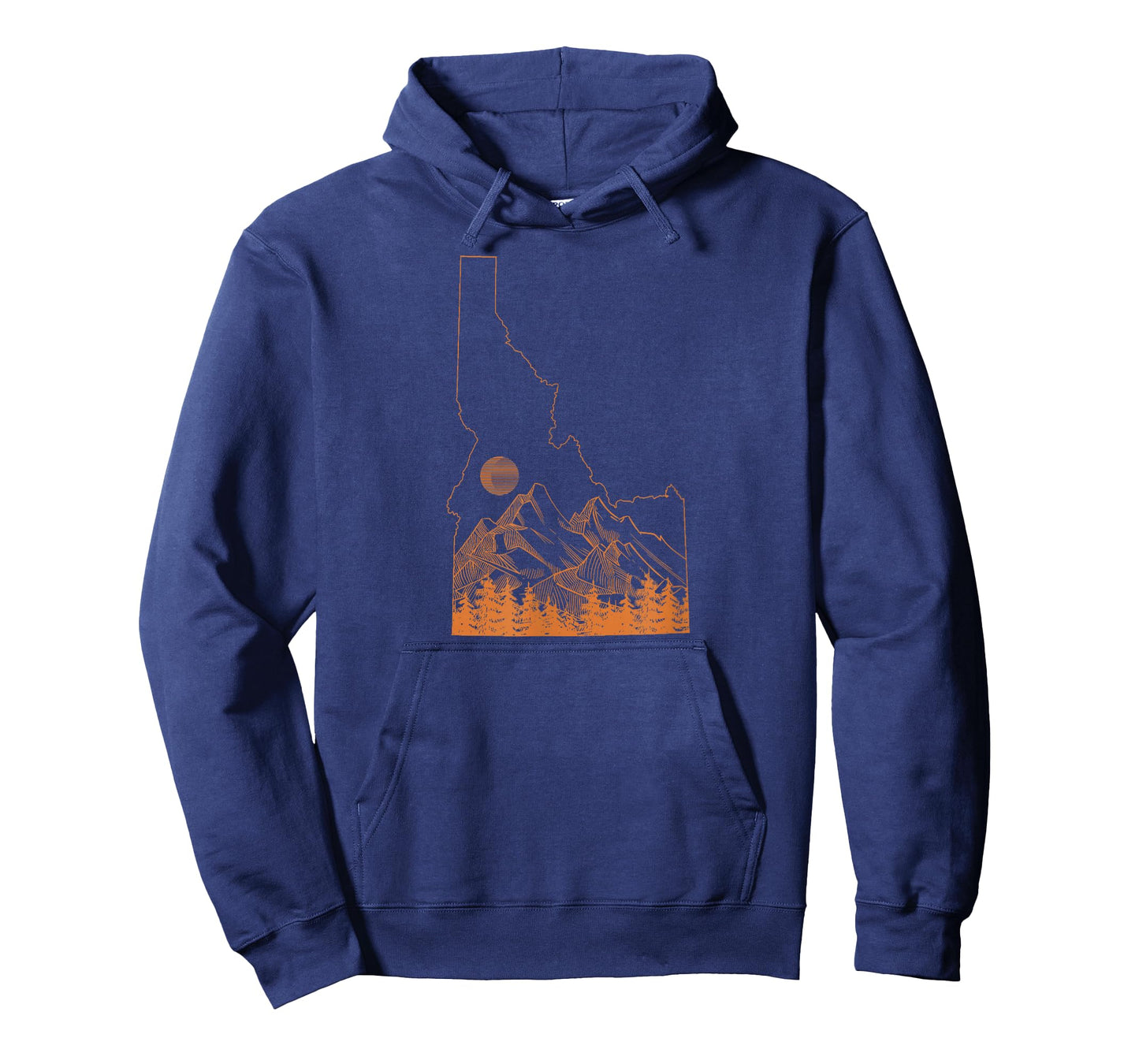 Idaho State Outline Mountains Minimalist Line Art T-Shirt
