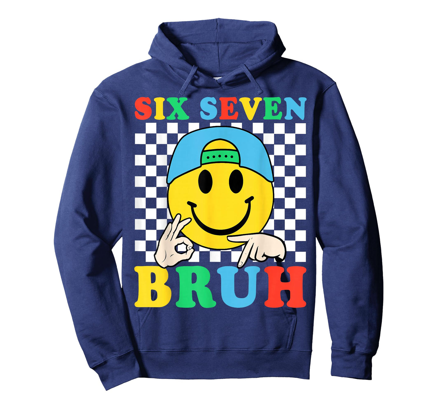 Six Seven Bruh Boys 67 Meme Gen Alpha Slang 6 7 Kid Brainrot T-Shirt