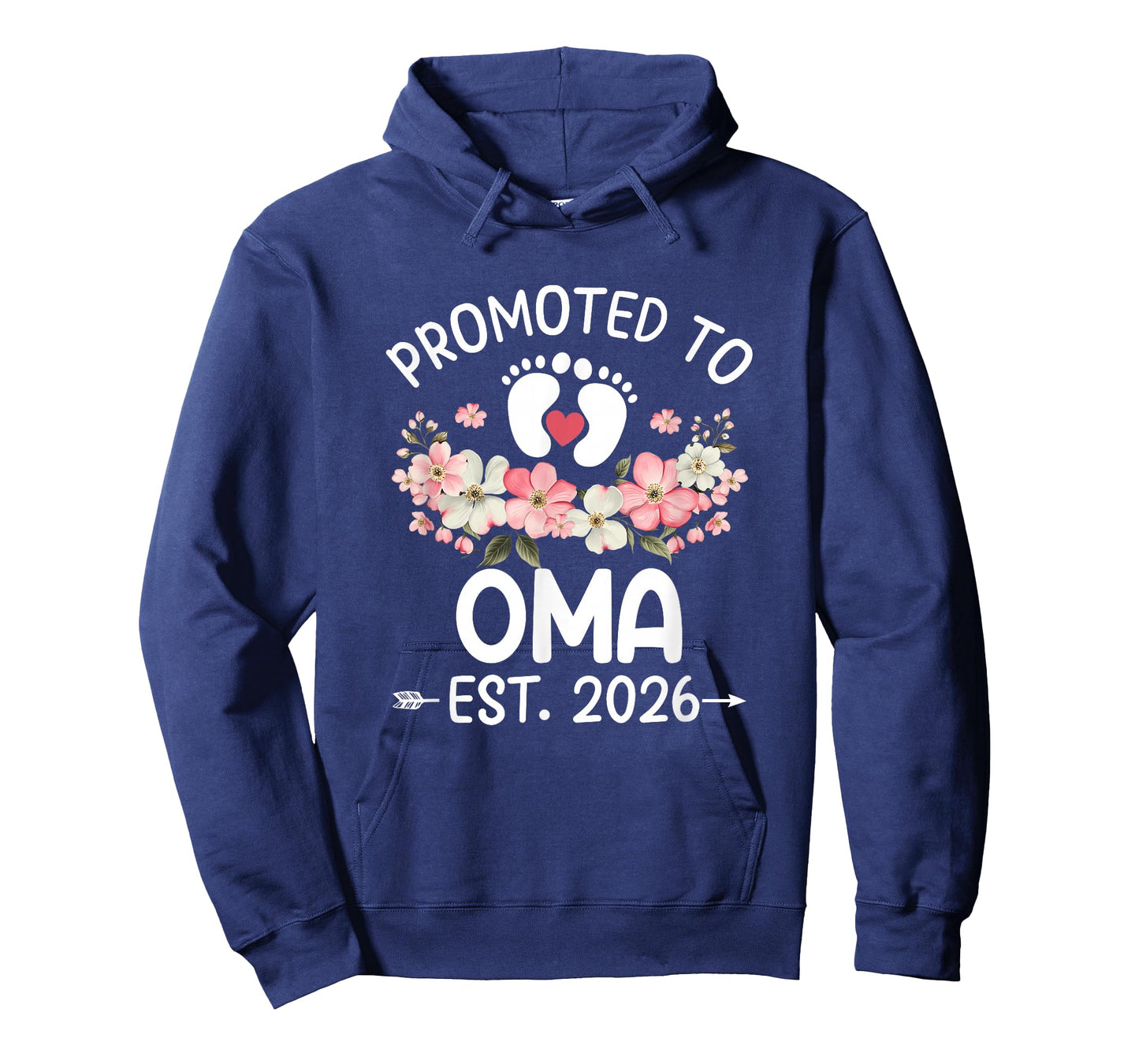 Promoted to Oma 2026 First Time Floral New Oma T-Shirt