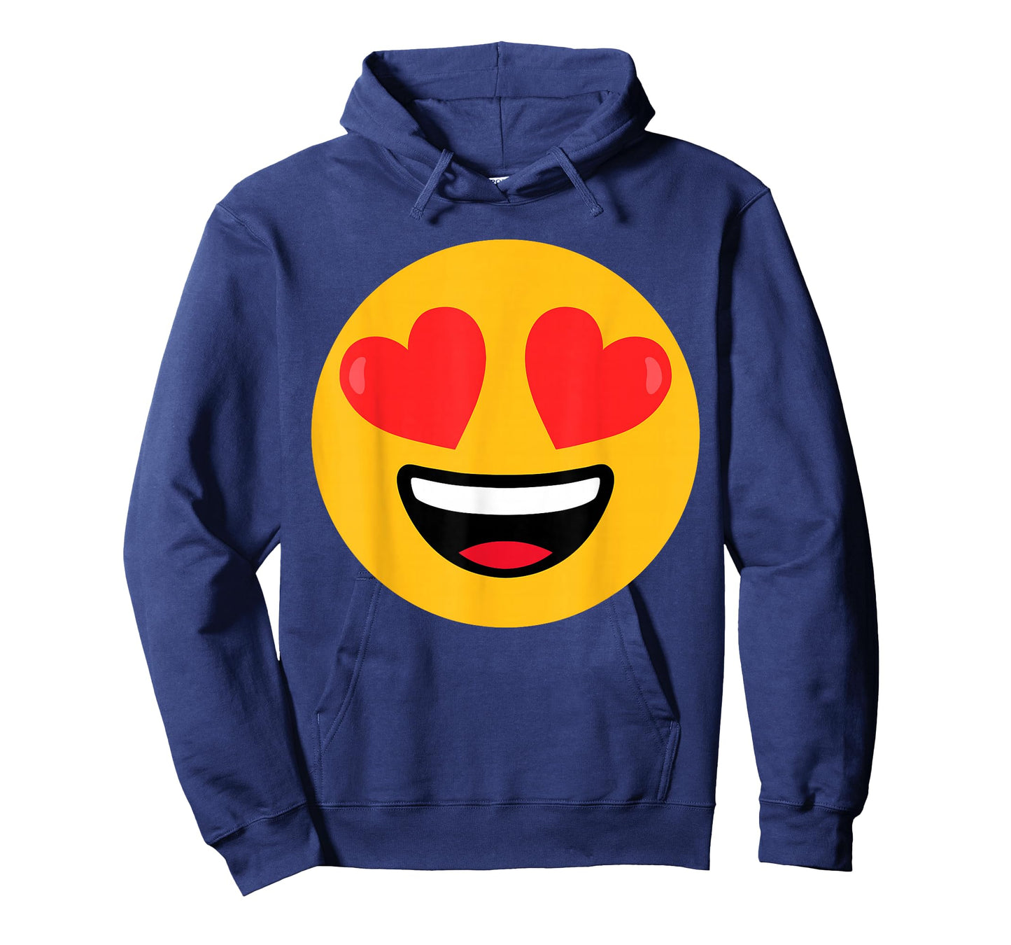 Funny Emoticon Face Grin Hearts Love T-Shirt