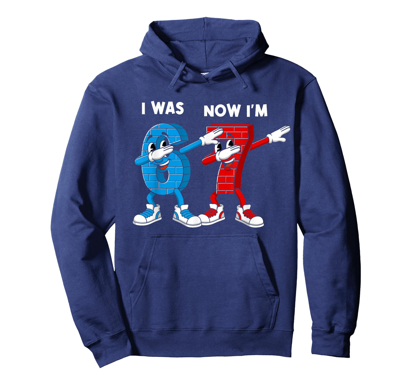 I was 6 Now I'm 7 Year Old Birthday 67 Dabbing for Kids Boys T-Shirt