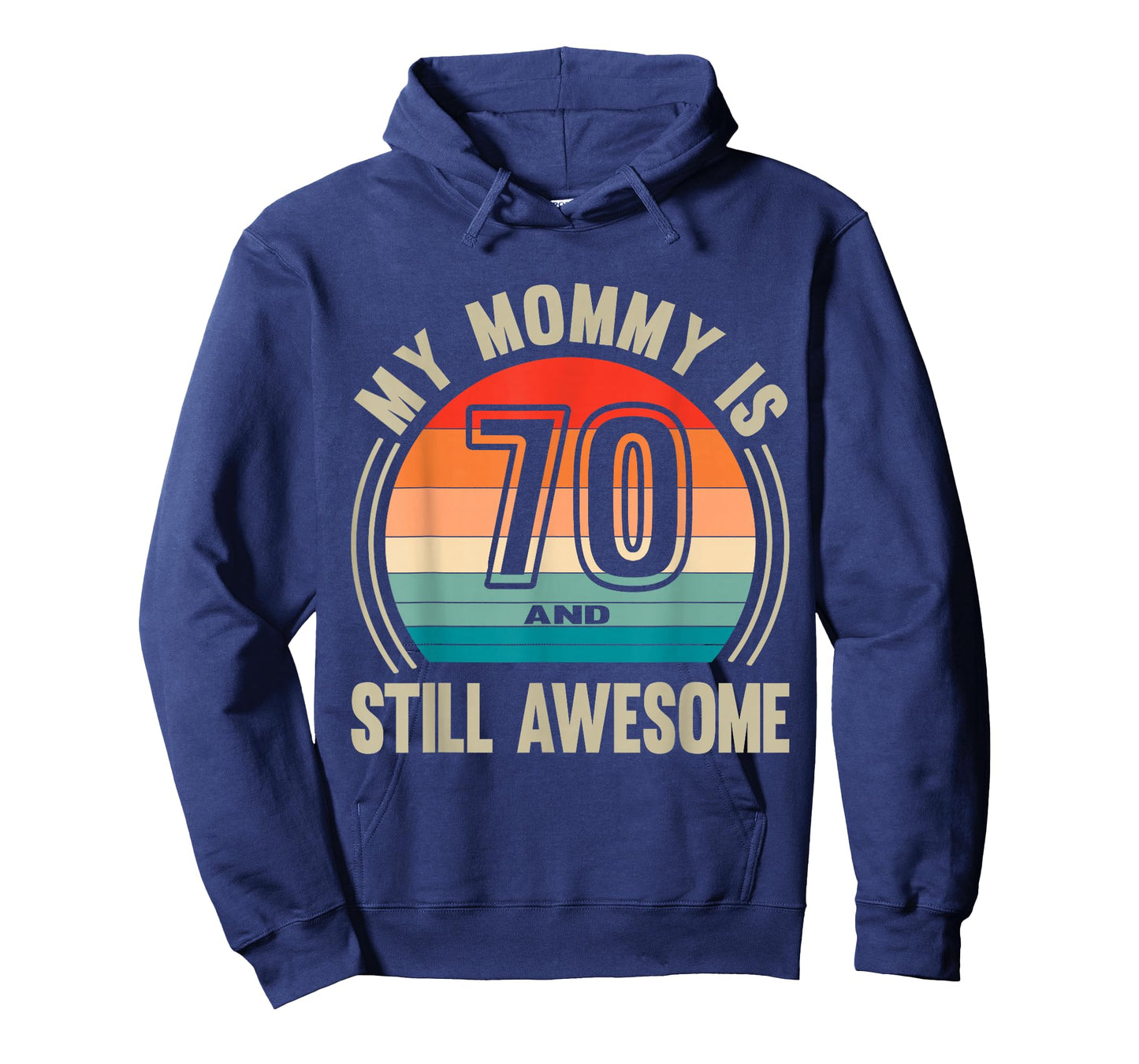Womens Recto Mommy is 70 and Still Awesome 70th Birthday Mom T-Shirt