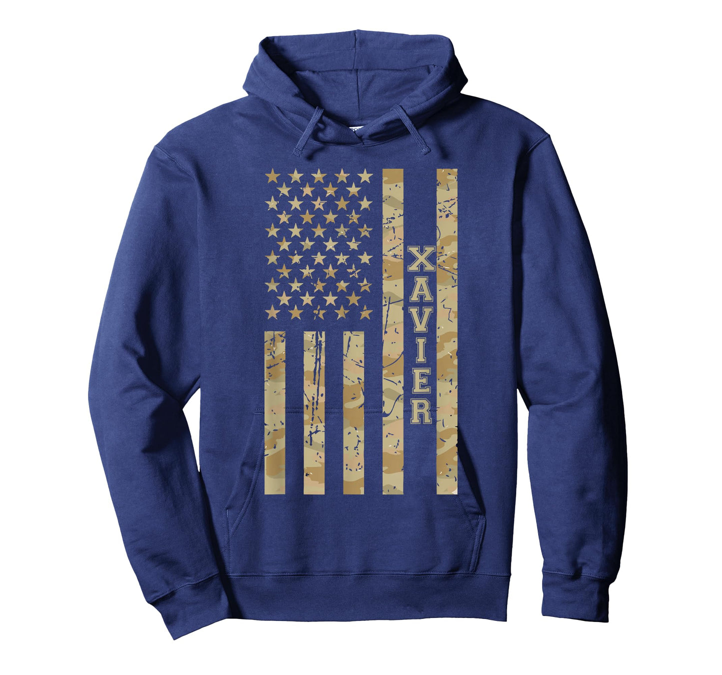 Xavier Desert Camo Distressed American T-Shirt