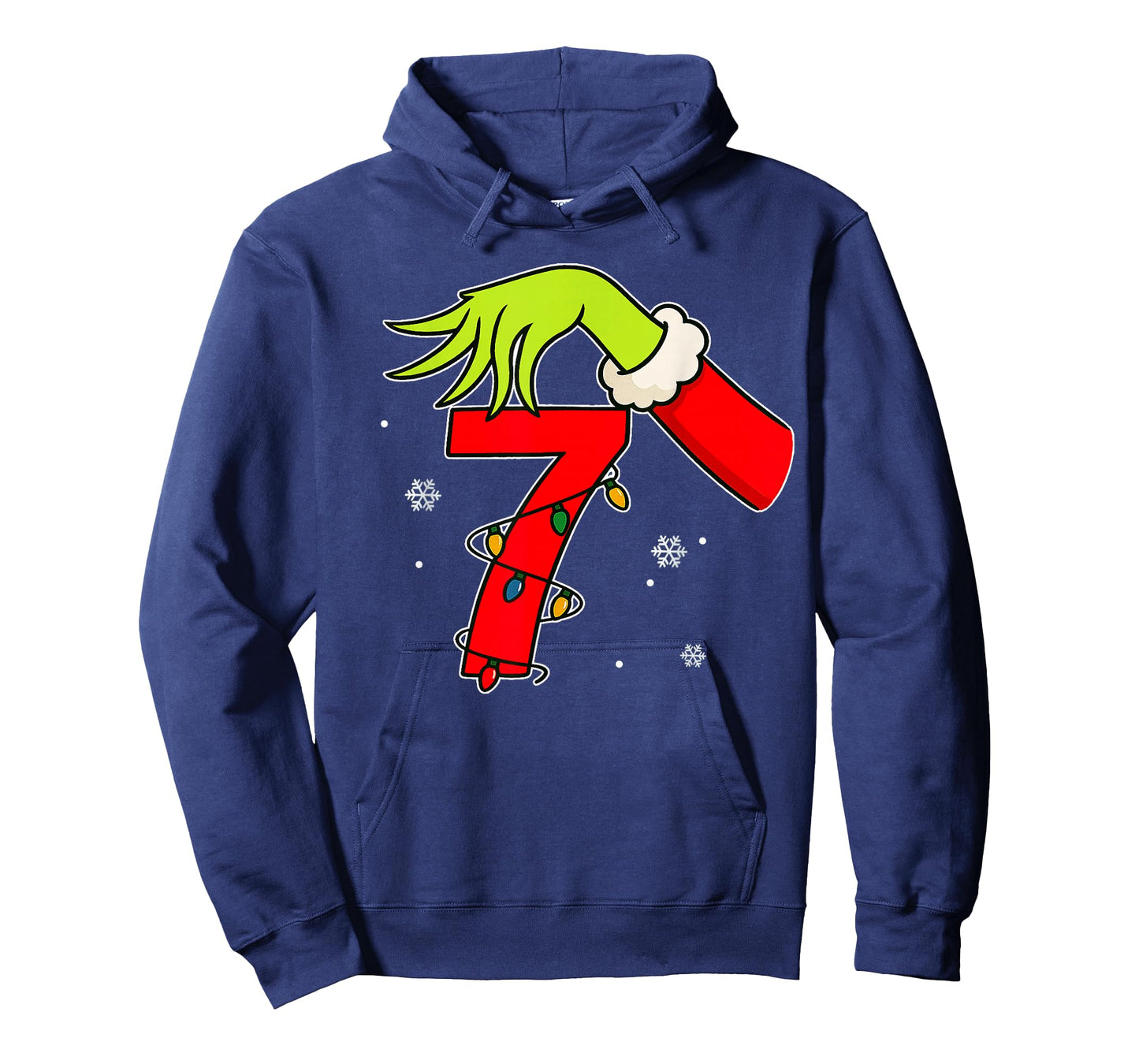 Fun Number 7 Christmas 67 Six Seven Meme Xmas Men Women Kids T-Shirt