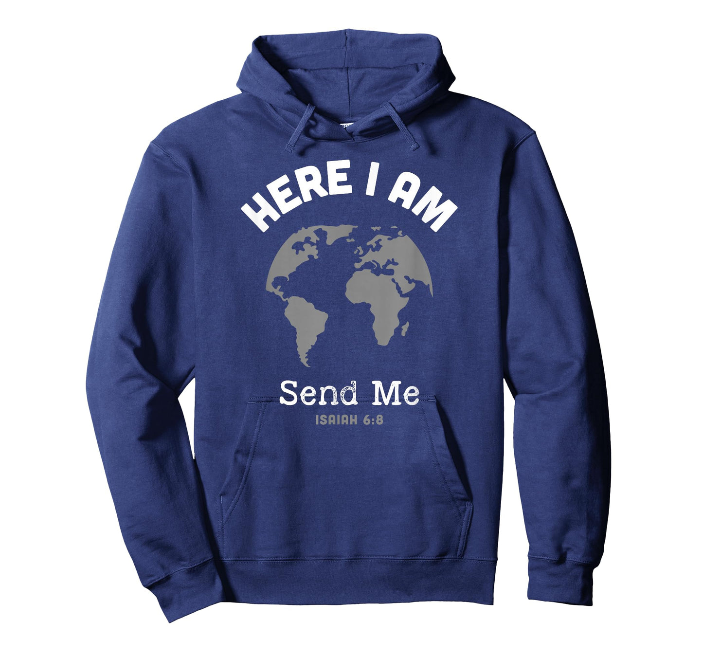 Here I am Send Me Isaiah 6:8 Christian Missionary Faith T-Shirt
