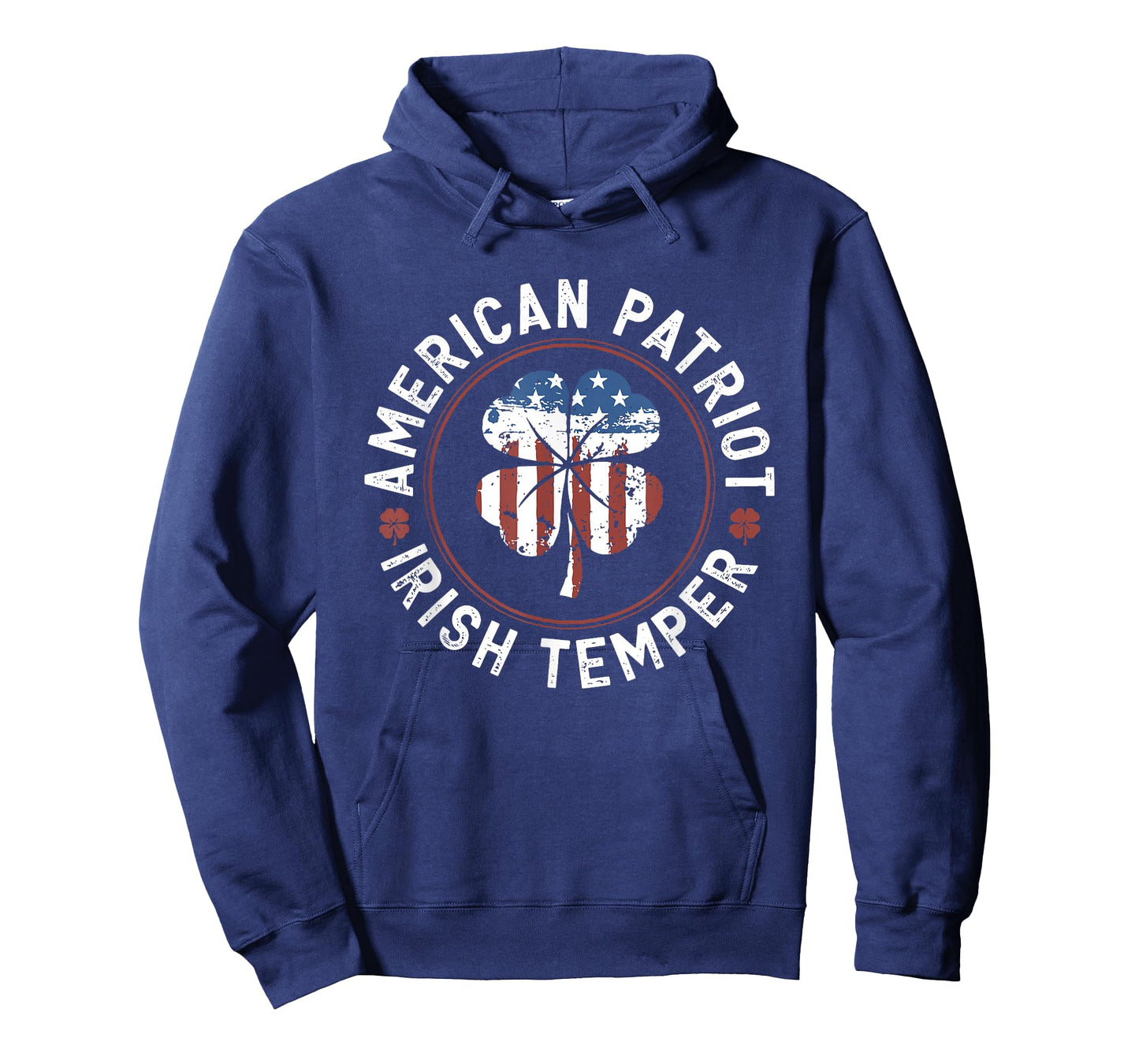 Retro American Patriot Irish Temper Funny St Patricks Day T-Shirt