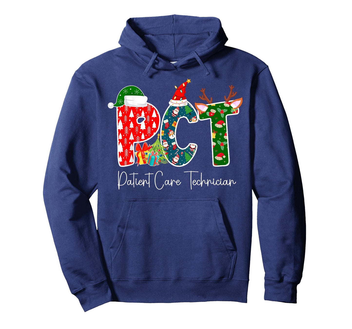 PCT Christmas Patient Care Technician Xmas Family Group T-Shirt