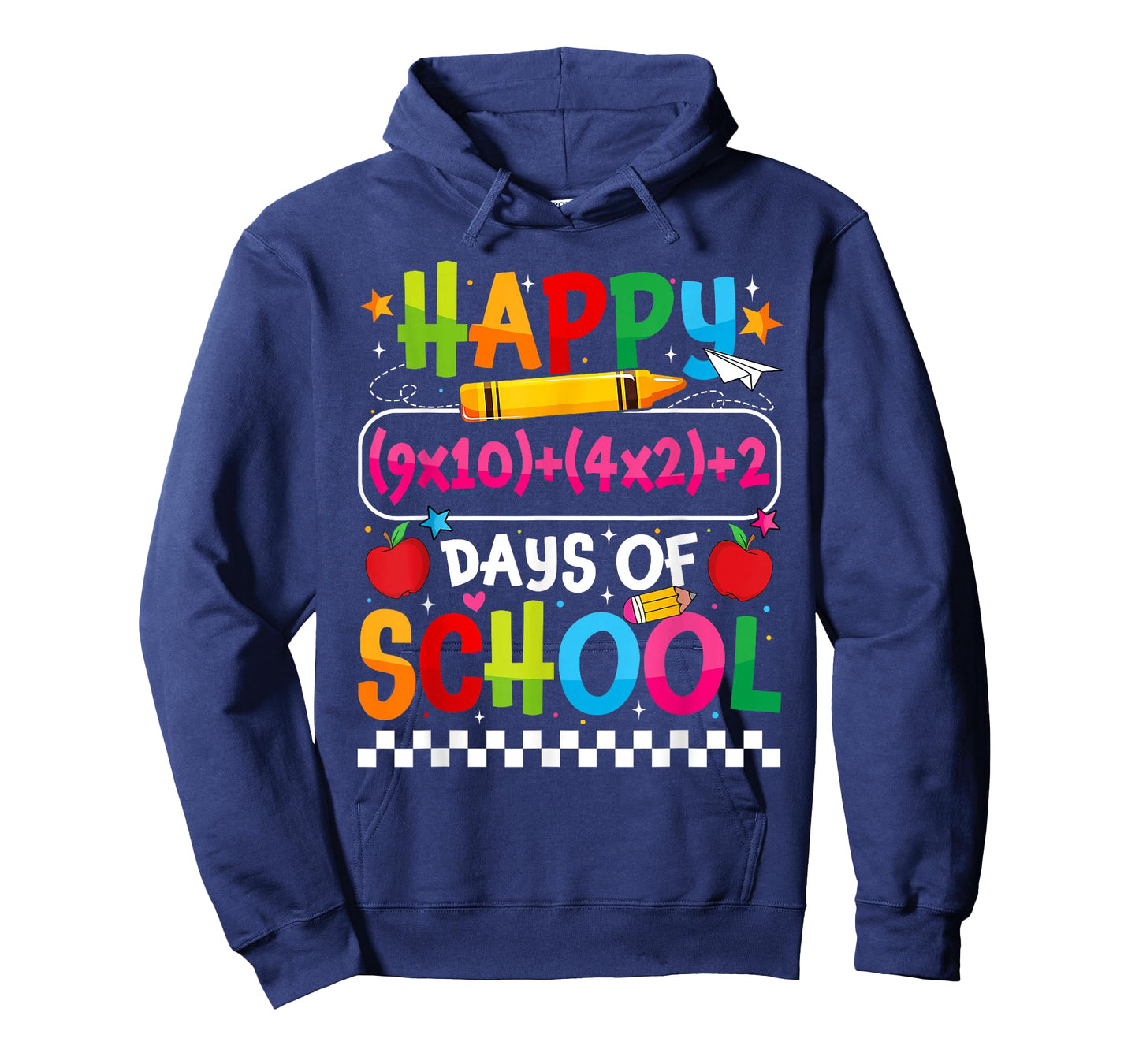 100th Day of School Happy 100 Days Math Equation Teacher Kid T-Shirt