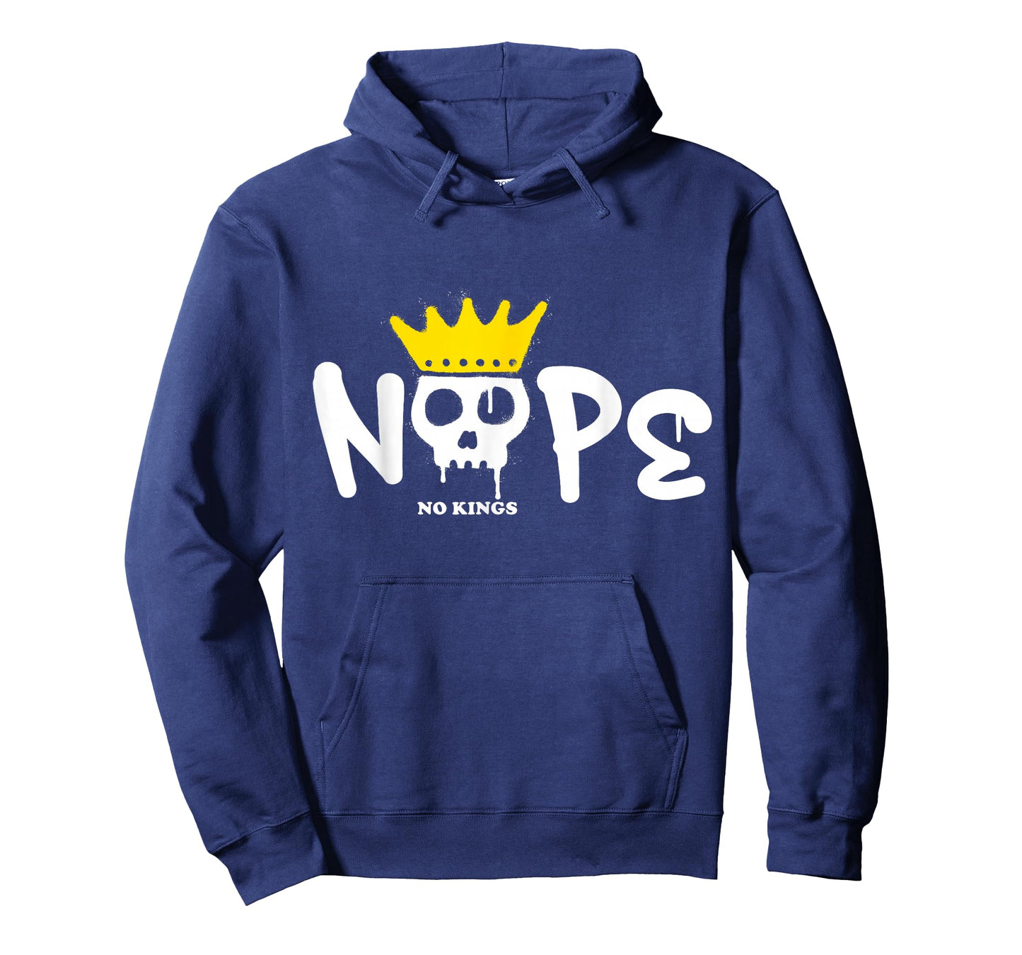 No Kings Day 2025 Protest Sign Skull Nope Men Women Kids T-Shirt