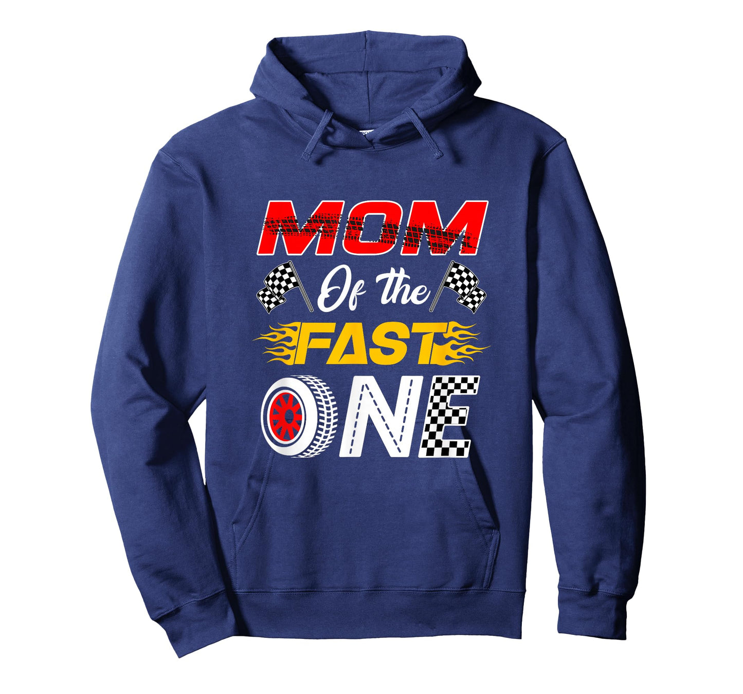 Mom of The Fast One 1St Birthday Race Car Family T-Shirt