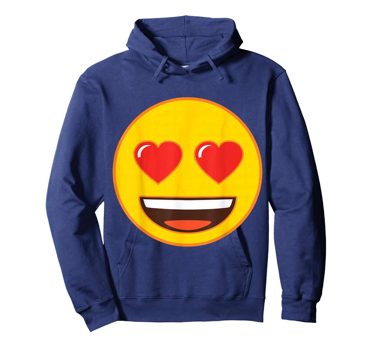 Official Emoji Heart Eyes Yellow Smile Face T-Shirt