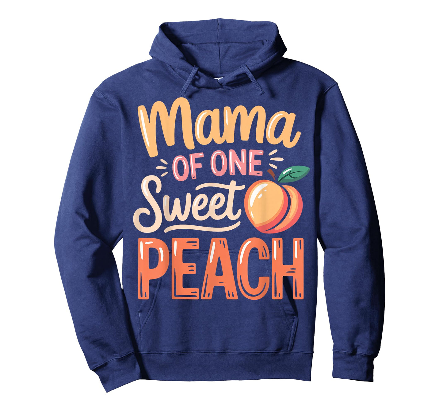 Mama of One Sweet Peach Family Matching T-Shirt
