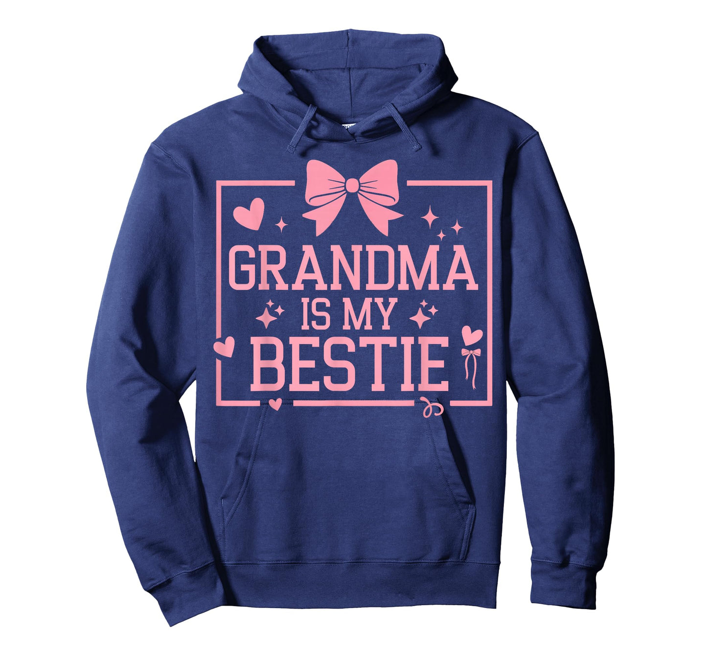 My Grandma is My Bestie Grandchild Matching Girls T-Shirt
