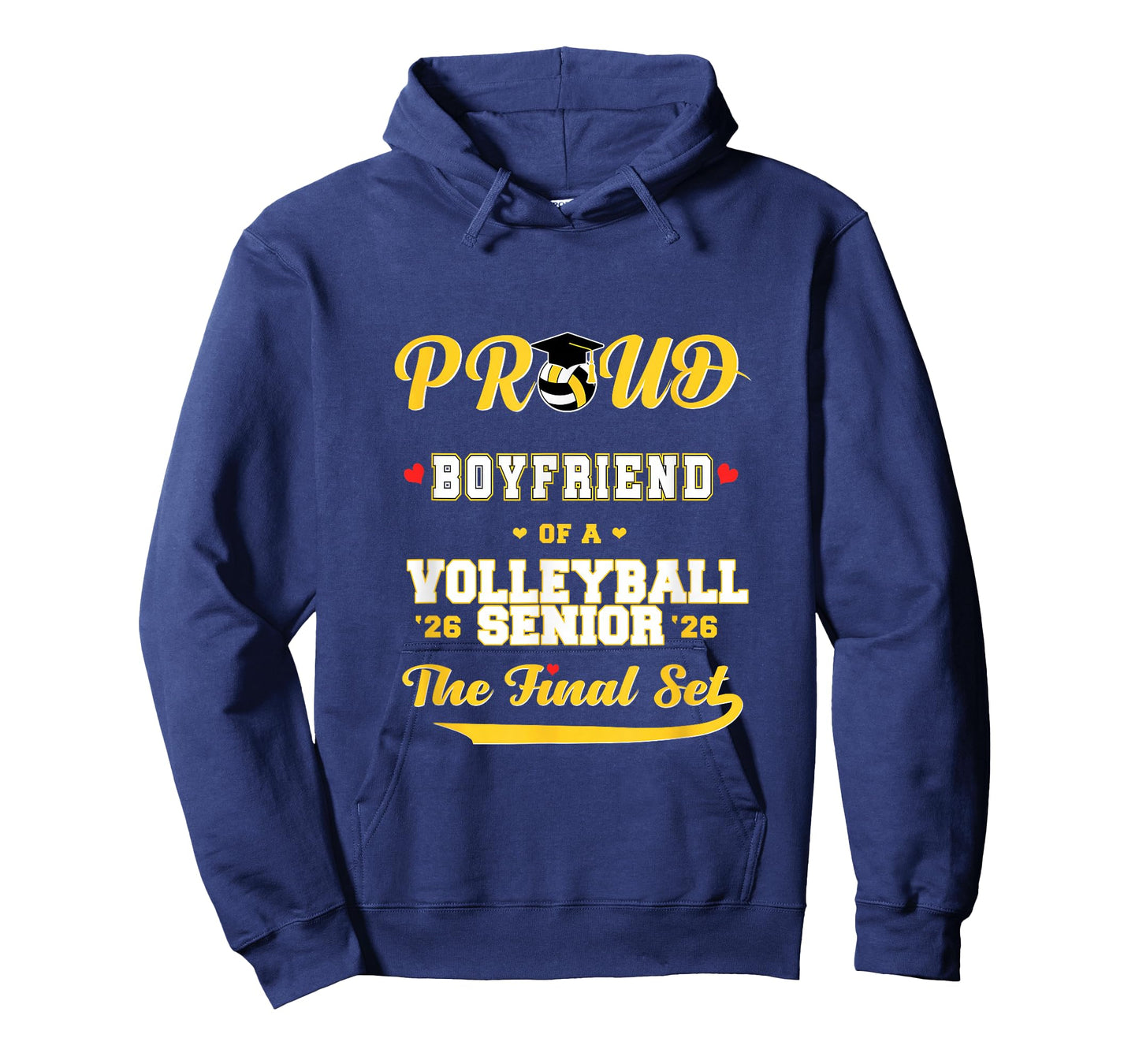 Cool Family '26 Graduation Volleyball Player Boyfriend T-Shirt