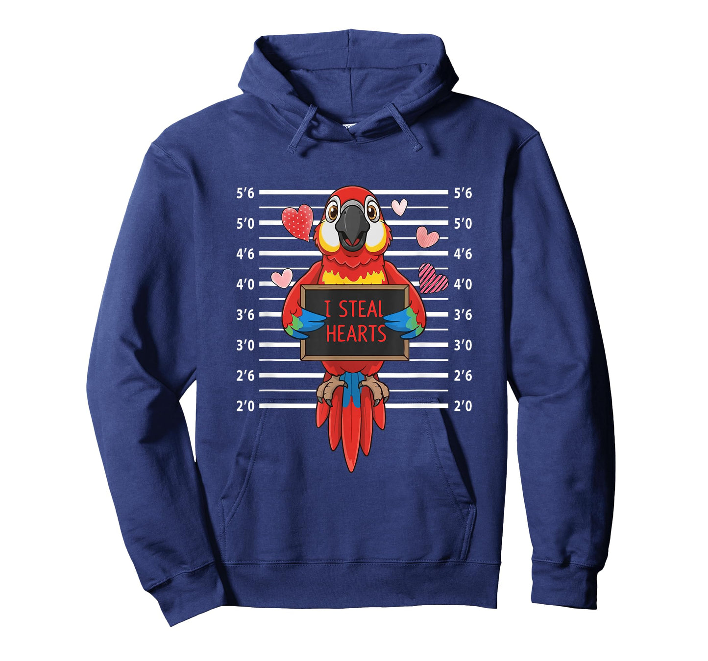 I Steal Cute Hearts Valentine's Day Parrot Bird Lover Kids T-Shirt