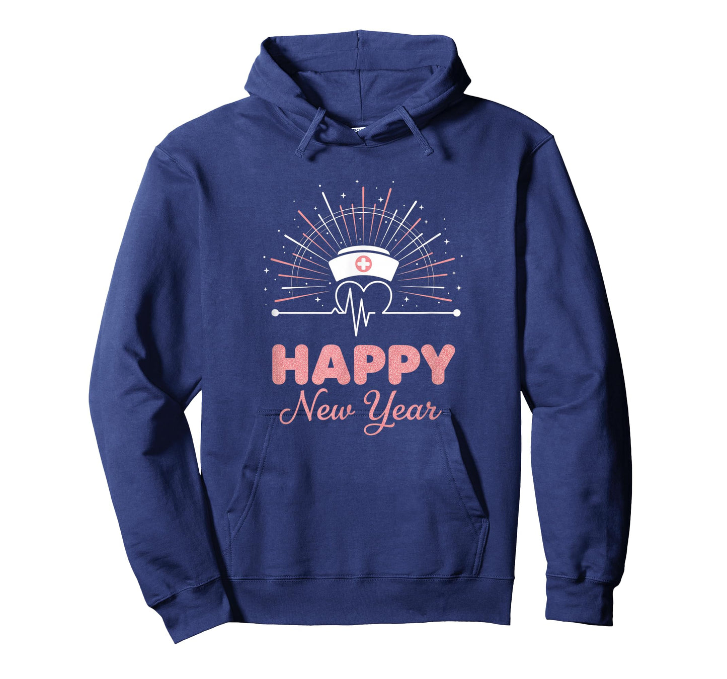New Year Nurse Heartbeat, Happy New Year NYE Design T-Shirt