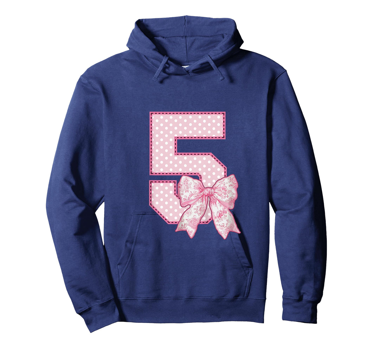 Kids 5th Birthday Shirt Girl Coquette Bow Kids Five 5 Year Old T-Shirt