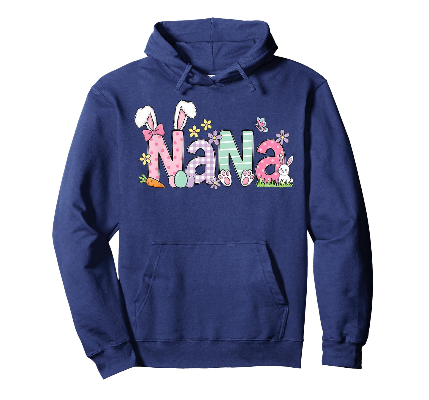 Happy Easter Nana Bunny Ears for Grandma Grandmother T-Shirt
