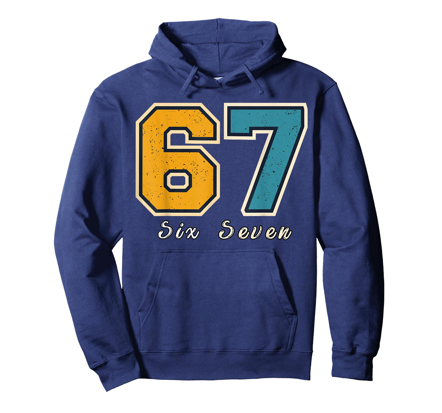 Funny Six Seven 6 7 Meme Gen Alpha Slang T-Shirt