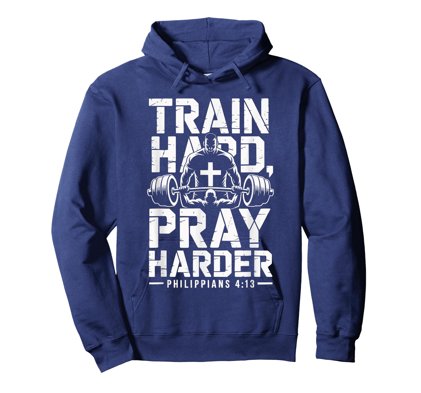 Train Hard Pray Harder Christian Personal Trainers T-Shirt