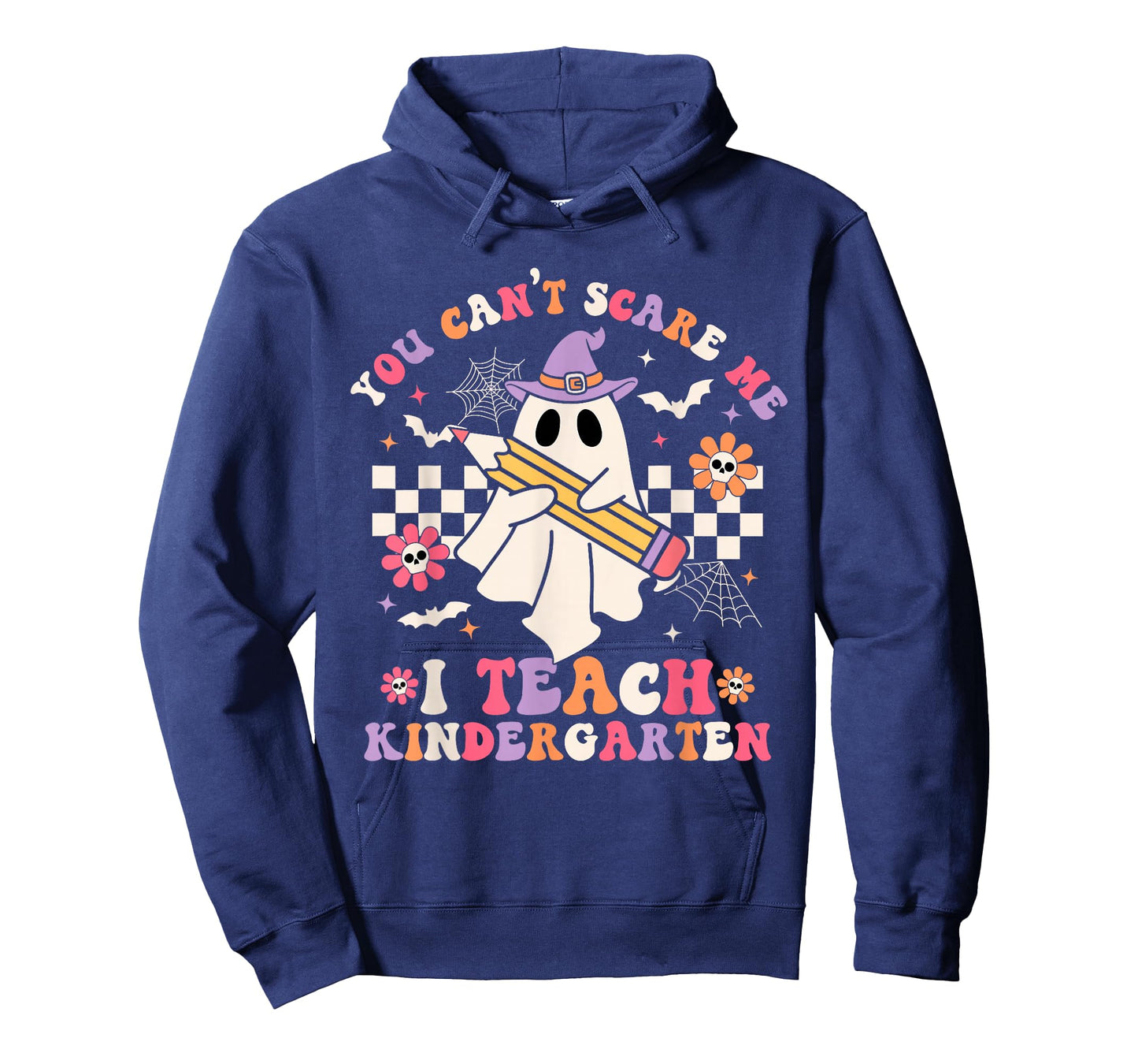 You Can't Scare Me I Teach Kindergarten Halloween Teacher T-Shirt