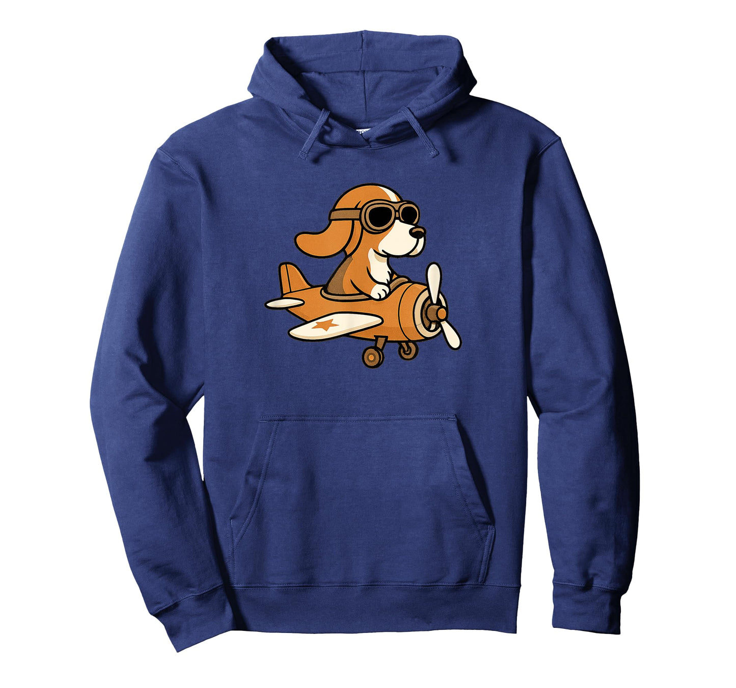 Beagle Flying a Plane Pilot Airplane - Funny Dog Mom Dad T-Shirt